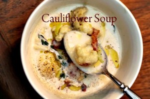 Homemade Cauliflower Soup Recipe