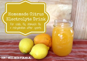 Homemade Citrus Electrolyte Drink