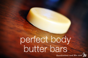 How to Make Perfect Body Butter Bars