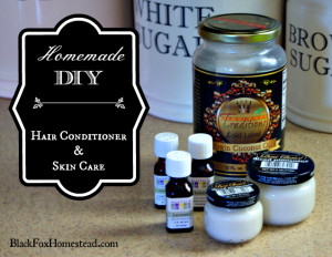 Homemade DIY Coconut Oil Hair Conditioner and Skin Care