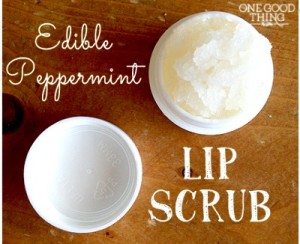 Edible Peppermint Lip Scrub (And Breath Freshener)