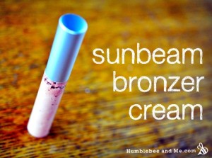 Homemade Sun Beam Bronzer Cream Recipe