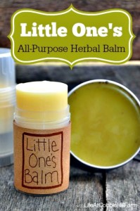 How to Make an All-Purpose Herbal Balm/Salve for Kids