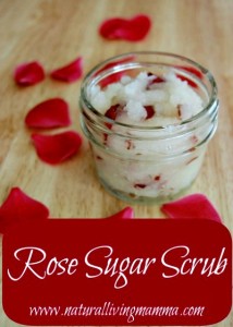 Homemade Rose Sugar Scrub Recipe