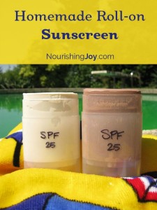 Homemade Roll-on Sunscreen Stick Recipe