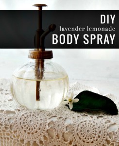 How to Make Lavender Lemonade Body Spray