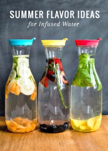 Infused Water - 3 New Summer Flavor Recipes