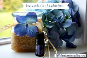Homemade Lavender Sugar Scrub For Smooth Feet
