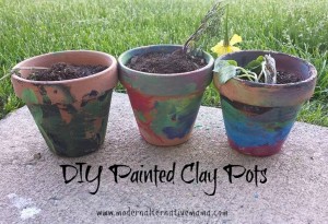 Diy Painted Clay Pots